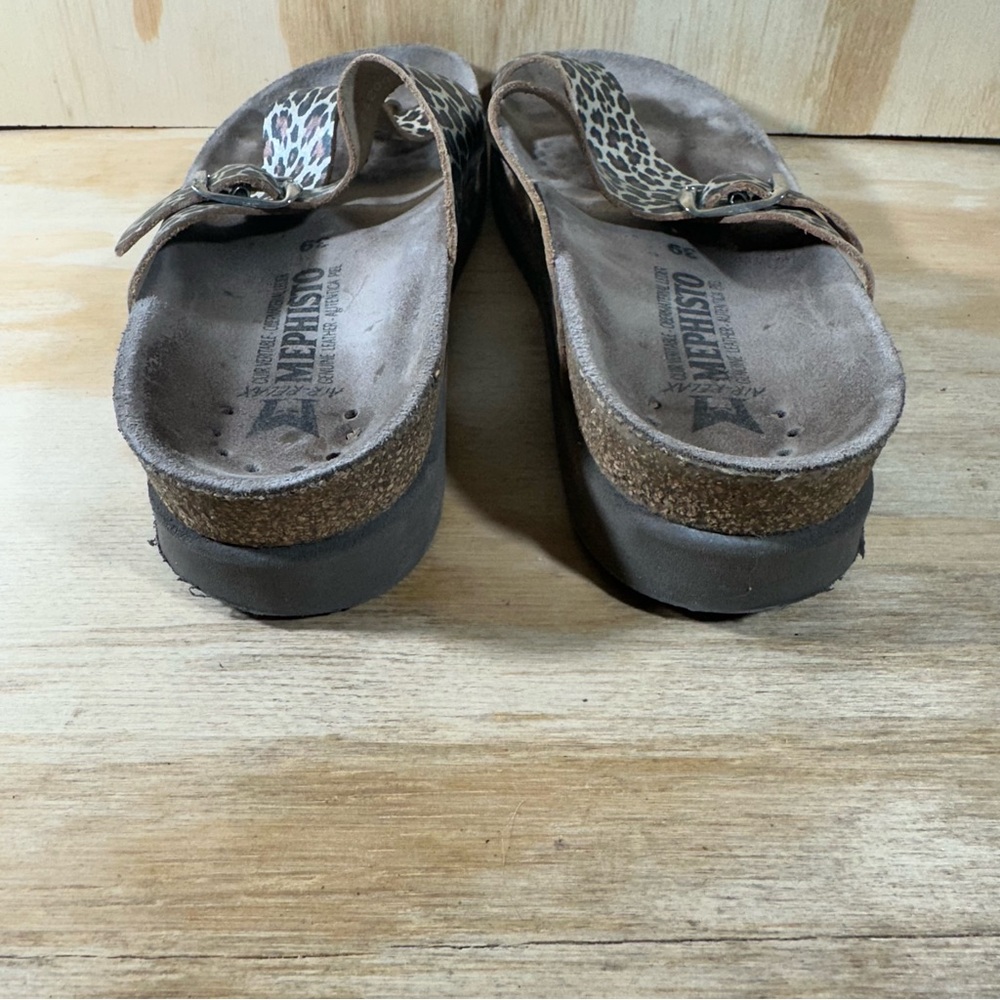 Mephisto Panther Print Sandals Women’s Size 9 - Picture 6 of 8